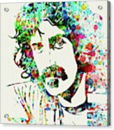Legendary Frank Zappa Watercolor Acrylic Print