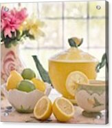 Lemon Tea Acrylic Print