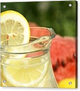 Lemonade And Fruits Acrylic Print