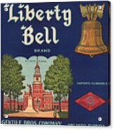 Liberty Bell Brand Acrylic Print