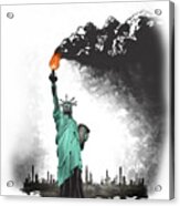 Liberty Oil Acrylic Print
