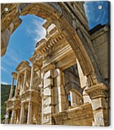 Library Of Celsus At Ephesus Acrylic Print