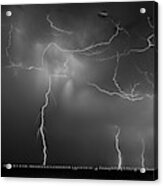 Lightning Strikes Acrylic Print