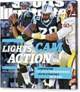 Lights, Cam Action Cam Newton Sports Illustrated Cover Acrylic Print