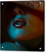 Lips Acrylic Print