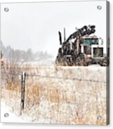 Logging Truck Acrylic Print