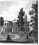 Lord Nelsons Villa At Merton, 19th Acrylic Print