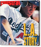 Los Angeles Dodgers Darryl Strawberry Sports Illustrated Cover Acrylic Print