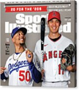 Los Angeles Dodgers Mookie Betts And Los Angeles Angels Sports Illustrated Cover Acrylic Print