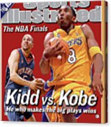 Los Angeles Lakers Kobe Bryant And New Jersey Nets Jason Sports Illustrated Cover Acrylic Print