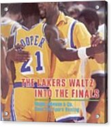 Los Angeles Lakers Magic Johnson, 1982 Nba Western Sports Illustrated Cover Acrylic Print