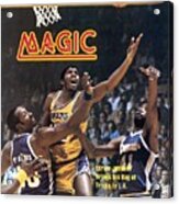 Los Angeles Lakers Magic Johnson... Sports Illustrated Cover Acrylic Print