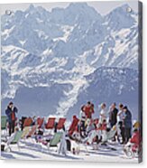 Lounging In Verbier Acrylic Print