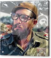 Loved Fidel Acrylic Print