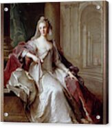 Madame Henriette De France As A Vestal Virgin By Jean Marc Nattier Acrylic Print