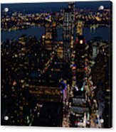 Madison Square Garden At Night Acrylic Print