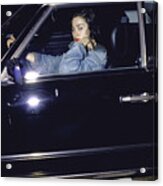 Madonna In Car Acrylic Print