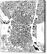 Madrid Building Map Acrylic Print