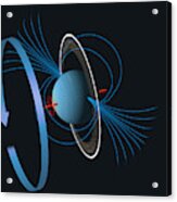 Magnetic Field Of Uranus Acrylic Print