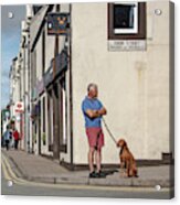 Man And His Dog Acrylic Print