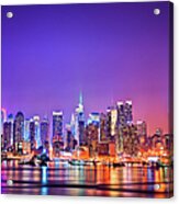 Manhattan Lights Acrylic Print