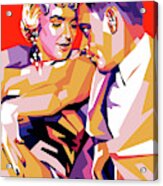 Marilyn Monroe And Tom Ewell Acrylic Print