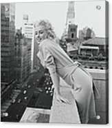 Marilyn On The Roof Acrylic Print