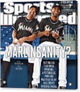 Marlinsanity Baseball Mania In Miami Sports Illustrated Cover Acrylic Print