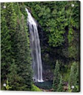 Martha Falls Mount Rainier - 1 Acrylic Print