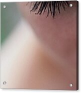 Mascaraed Eyelashes - Acrylic Print