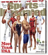 Meet Team Usa 2016 Rio Olympic Games Preview Sports Illustrated Cover Acrylic Print