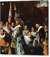 Meeting Of The Officers And Sergeants Of The St Adrian Civic Guard, The Calivermen, 1633 Acrylic Print