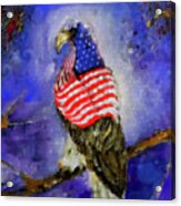 Memorial Day Love For Thy Fallen Painting Acrylic Print