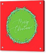 Merry Christmas Acrylic Print