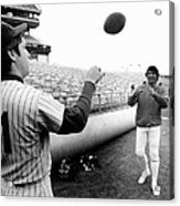 Mets Tom Seaver Warms Up Jets Joe Acrylic Print