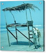 Mexican Lifeguard Stand Acrylic Print