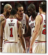 Miami Heat V Chicago Bulls - Game Two Acrylic Print