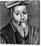 Michel Nostradamus 1503-1556, French Acrylic Print