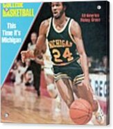 Michigan Rickey Green, 1976 Ncaa Midwest Regional Playoffs Sports Illustrated Cover Acrylic Print