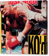 Mike Tyson, 1990 Wbcwbaibf Heavyweight Title Sports Illustrated Cover Acrylic Print
