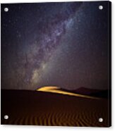 Milky Way Over The Dunes Of Sossusvlei, Namibia Acrylic Print