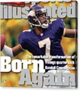 Minnesota Vikings Qb Randall Cunningham... Sports Illustrated Cover Acrylic Print