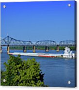 Mississippi River Tug Acrylic Print