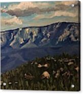 Mogollon Rim, From Airport Road In Payson Acrylic Print