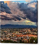 Monsoon Hits Tucson Acrylic Print