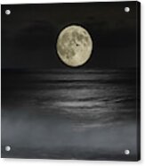 Moonset Acrylic Print