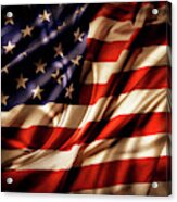 Morning Light American Flag Acrylic Print
