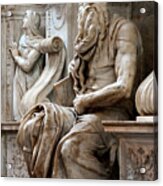 Moses Michelangelo Acrylic Print