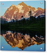 Mount Shuksan Alpineglow Acrylic Print