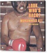 Muhammad Ali, Heavyweight Boxing Sports Illustrated Cover Acrylic Print